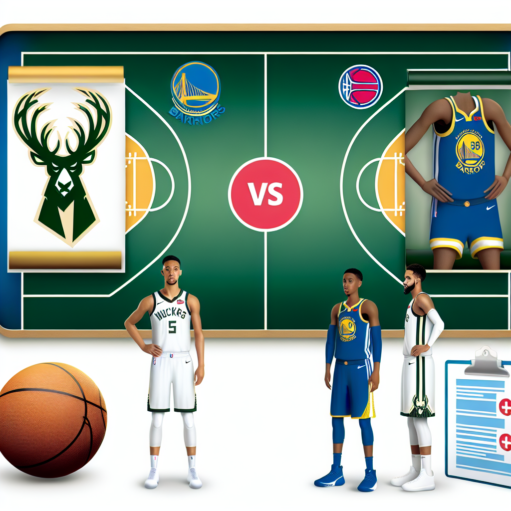 "Warriors vs. Bucks Injury Report: Giannis Out, Curry Questionable - What You Need to Know"