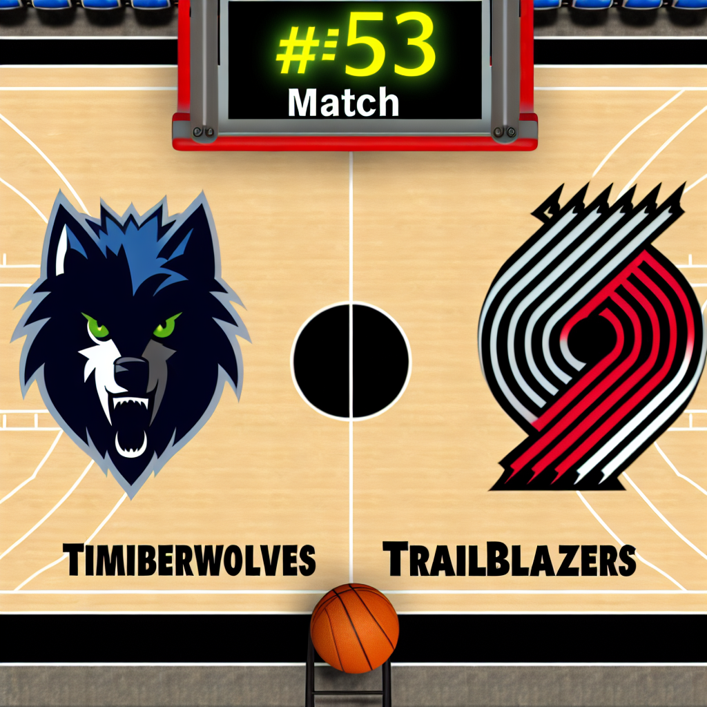 "Game Preview: Timberwolves vs. Trailblazers - Everything You Need to Know for Match #53"