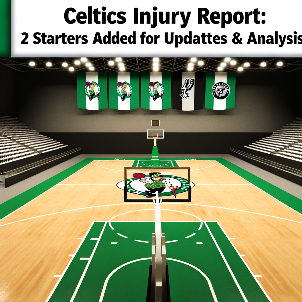 "Celtics Injury Report: 2 Starters Added for Spurs Game - Updates & Analysis"