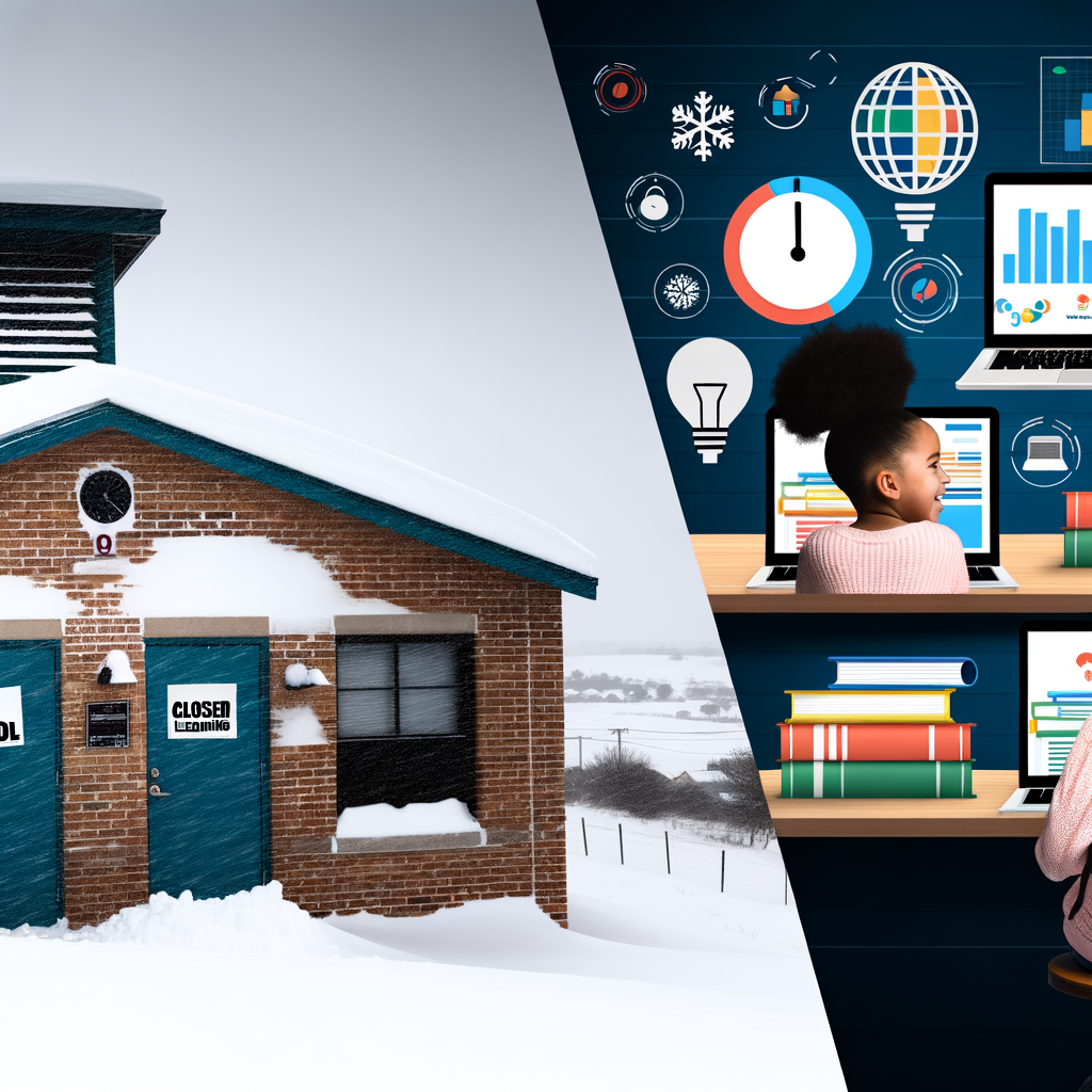 "Oklahoma Schools Shift to Virtual Learning as Winter Storm Forces Closures"