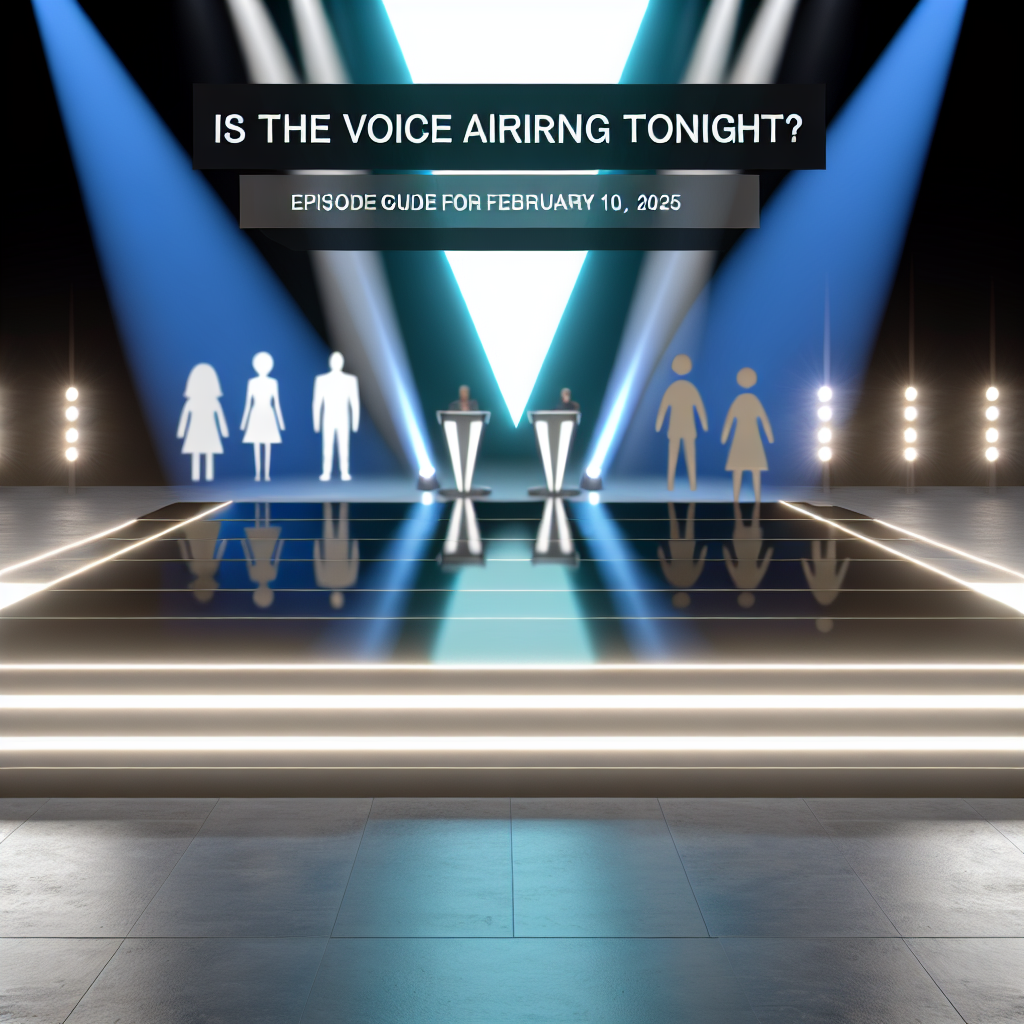 "Is The Voice Airing Tonight? Episode Guide for February 10, 2025"