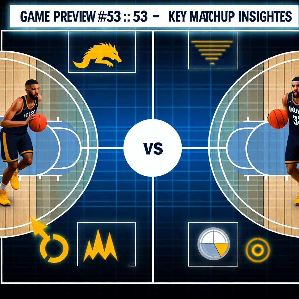 "Game Preview #53: Timberwolves vs. Trailblazers - Key Matchup Insights"