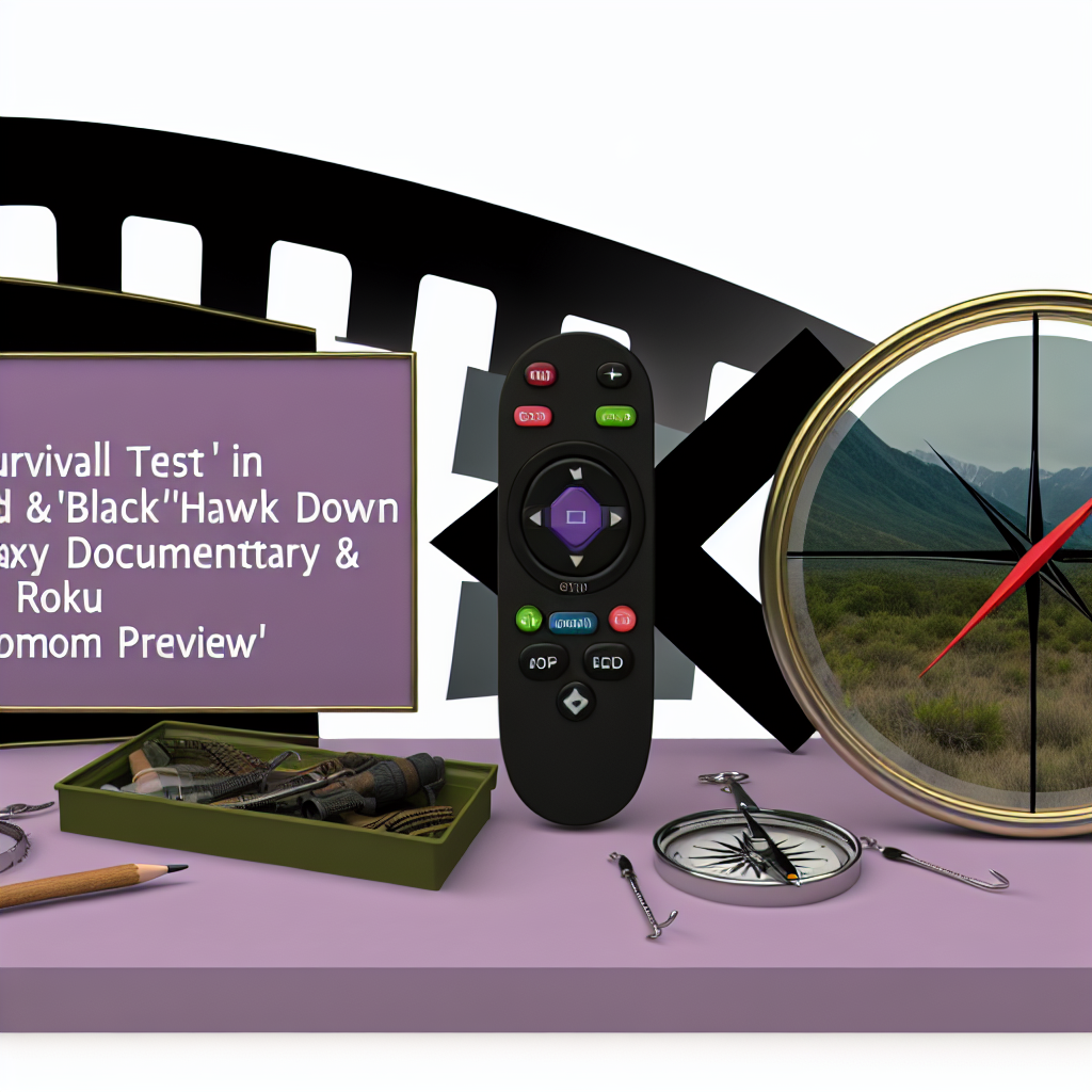 "Survival Test in ‘Extracted’ & ‘Black Hawk Down’ Documentary: Origin Stories & Roku Romcom Preview"