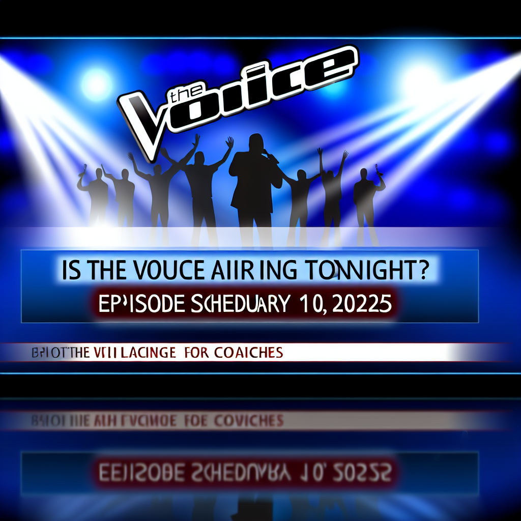 "Is The Voice Airing Tonight? Episode Schedule for February 10, 2025"